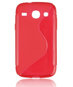 SAMSUNG Galaxy Core 2 - ΘΗΚΗ ΣΙΛΙΚΟΝΗΣ S-CASE ΚΟΚΚΙΝΗ