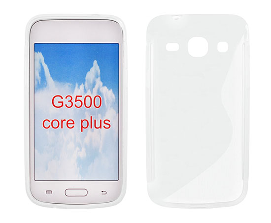 SAMSUNG Galaxy Core Plus - ΘΗΚΗ ΣΙΛΙΚΟΝΗΣ S-CASE ΔΙΑΦΑΝΗ