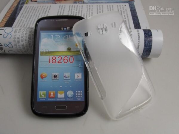 SAMSUNG Galaxy Core - ΘΗΚΗ ΣΙΛΙΚΟΝΗΣ S-CASE ΔΙΑΦΑΝΗ