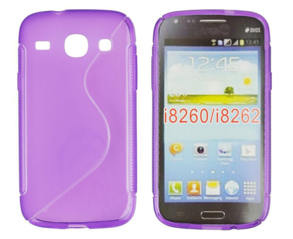 SAMSUNG Galaxy Core - ΘΗΚΗ ΣΙΛΙΚΟΝΗΣ S-CASE ΜΩΒ