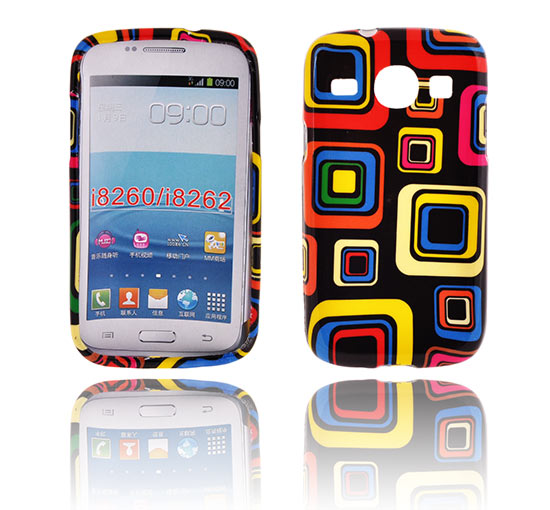 SAMSUNG Galaxy Core - ΘΗΚΗ ΣΙΛΙΚΟΝΗΣ ΜΑΥΡΗ SQUARE
