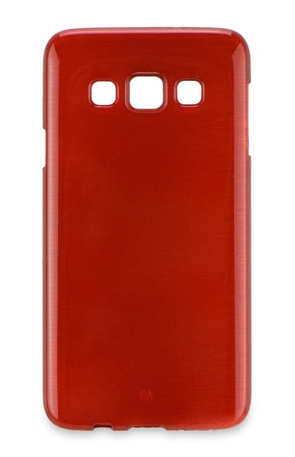 SAMSUNG Galaxy J1 (2016) - ΘΗΚΗ ΣΙΛΙΚΟΝΗΣ BACK CASE ZINA ΚΟΚΚΙΝΗ