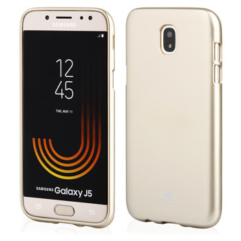SAMSUNG Galaxy J3 (2017) - ΘΗΚΗ ΣΙΛΙΚΟΝΗΣ MERCURY JELLY ΧΡΥΣΗ
