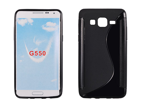 SAMSUNG Galaxy On5 - ΘΗΚΗ ΣΙΛΙΚΟΝΗΣ S-CASE ΜΑΥΡΗ