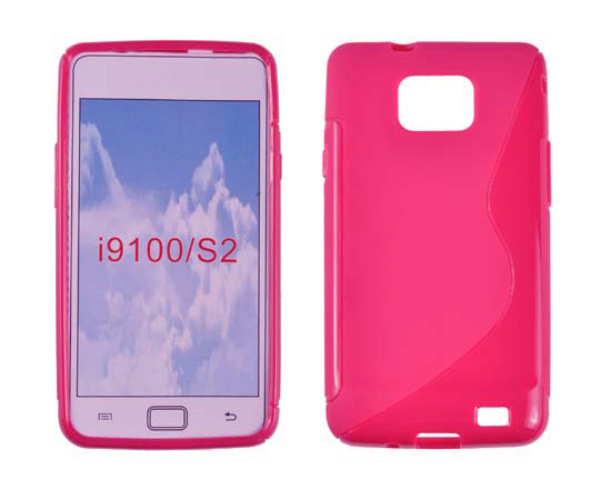 SAMSUNG Galaxy S2 - ΘΗΚΗ ΣΙΛΙΚΟΝΗΣ S-CASE ΡΟΖ