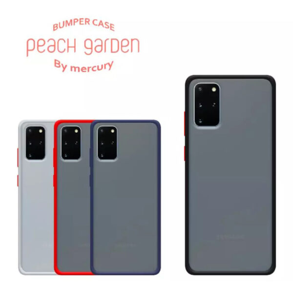 SAMSUNG Galaxy S20 Plus - ΘΗΚΗ ΣΙΛΙΚΟΝΗΣ MERCURY PEACH GARDEN BUMPER RED