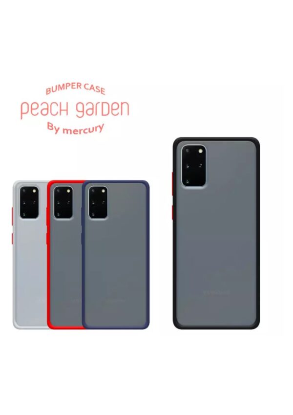 SAMSUNG Galaxy S20 - ΘΗΚΗ ΣΙΛΙΚΟΝΗΣ MERCURY PEACH GARDEN BUMPER BLACK