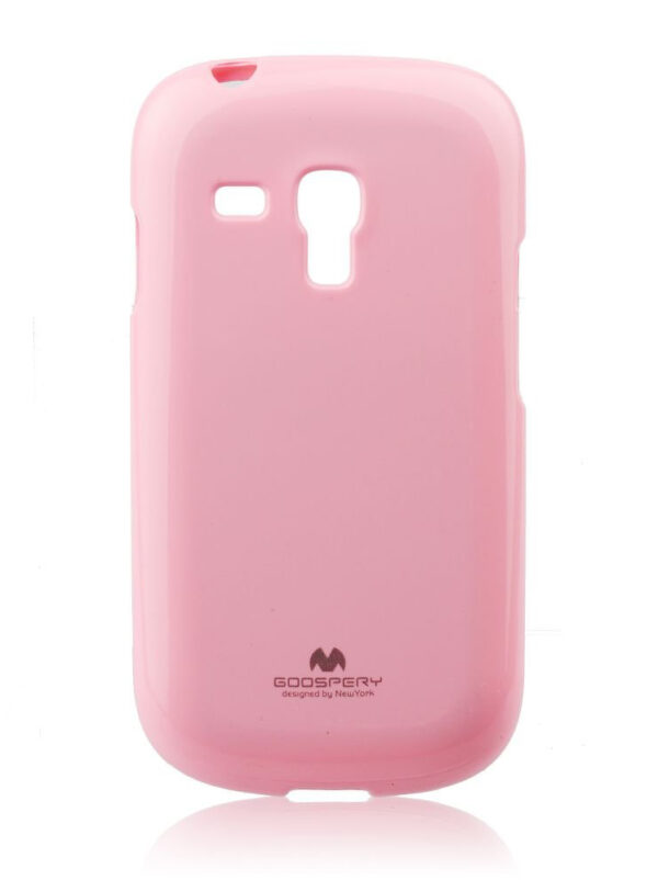 SAMSUNG Galaxy S3 Mini - ΘΗΚΗ ΣΙΛΙΚΟΝΗΣ MERCURY JELLY ΑΠΑΛΟ ΡΟΖ