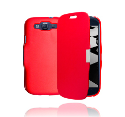 SAMSUNG Galaxy S3 - ΘΗΚΗ BOOK STYLE ΚΟΚΚΙΝΗ