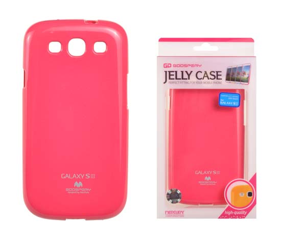 SAMSUNG Galaxy S3 - ΘΗΚΗ ΣΙΛΙΚΟΝΗΣ MERCURY JELLY ΡΟΖ