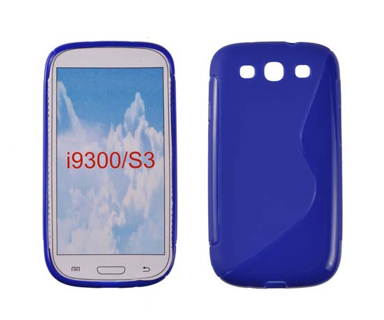 SAMSUNG Galaxy S3 - ΘΗΚΗ ΣΙΛΙΚΟΝΗΣ S-CASE ΜΠΛΕ