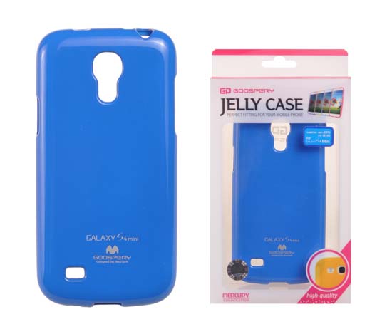 SAMSUNG Galaxy S4 Mini - ΘΗΚΗ ΣΙΛΙΚΟΝΗΣ MERCURY JELLY ΜΠΛΕ