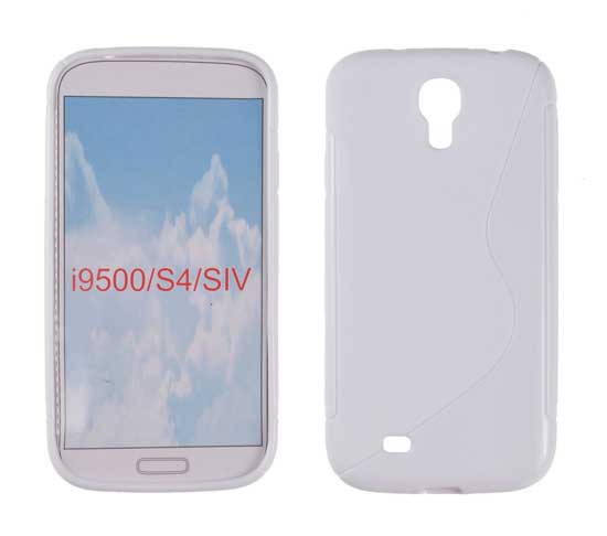SAMSUNG Galaxy S4 - ΘΗΚΗ ΣΙΛΙΚΟΝΗΣ S-CASE ΑΣΠΡΗ