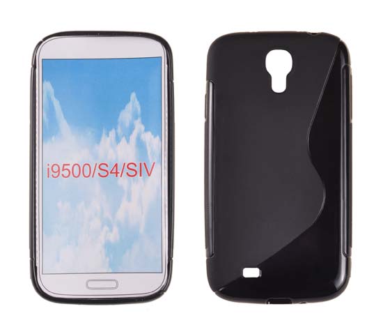 SAMSUNG Galaxy S4 - ΘΗΚΗ ΣΙΛΙΚΟΝΗΣ S-CASE ΜΑΥΡΗ