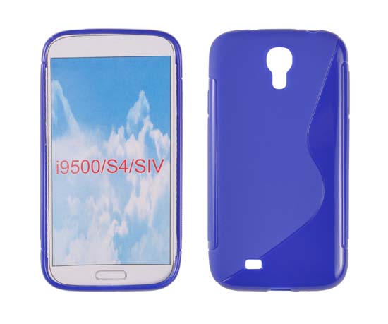SAMSUNG Galaxy S4 - ΘΗΚΗ ΣΙΛΙΚΟΝΗΣ S-CASE ΜΠΛΕ