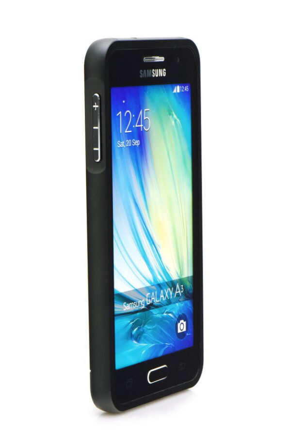 SAMSUNG Galaxy S6 - ΠΡΟΣΤΑΤΕΥΤΙΚΗ ΘΗΚΗ ΑΛΟΥΜΙΝΙΟΥ BUMPER με ΠΛΑΤΗ, ΜΑΥΡΗ