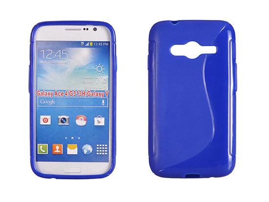 SAMSUNG Galaxy Trend 2 - ΘΗΚΗ ΣΙΛΙΚΟΝΗΣ S-CASE ΜΠΛΕ