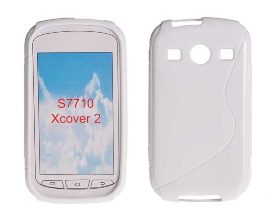 SAMSUNG Galaxy Xcover 2 - ΘΗΚΗ ΣΙΛΙΚΟΝΗΣ S-CASE ΑΣΠΡΗ