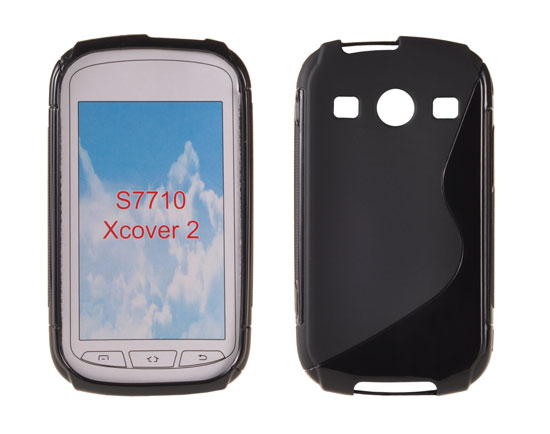 SAMSUNG Galaxy Xcover 2 - ΘΗΚΗ ΣΙΛΙΚΟΝΗΣ S-CASE ΜΑΥΡΗ