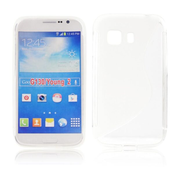 SAMSUNG Galaxy Young 2 - ΘΗΚΗ ΣΙΛΙΚΟΝΗΣ S-CASE ΔΙΑΦΑΝΗ