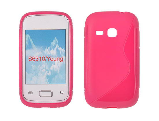 SAMSUNG Galaxy Young - ΘΗΚΗ ΣΙΛΙΚΟΝΗΣ S-CASE ΡΟΖ