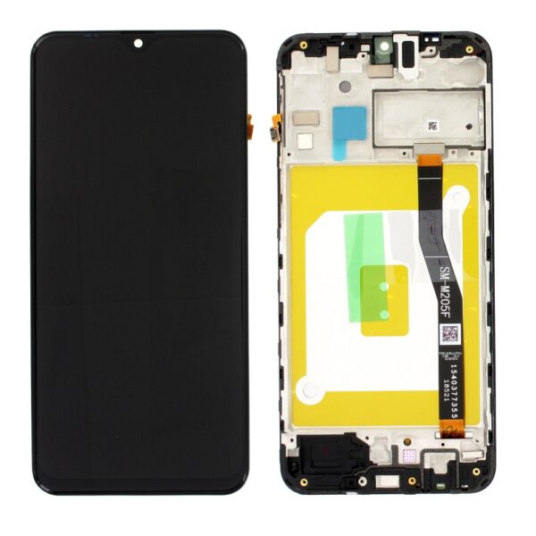 SAMSUNG M205F Galaxy M20 - LCD + Touch Black / Blue Original Service Pack