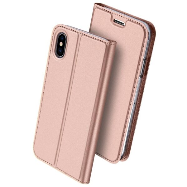 SAMSUNG M317F Galaxy M31s - ΘΗΚΗ BOOK STYLE DUX SKIN ΜΑΓΝΗΤΙΚΗ ΡΟΖ
