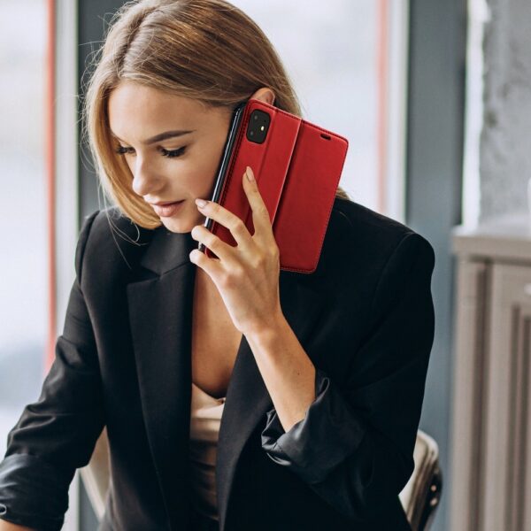 SAMSUNG M317F Galaxy M31s - ΘΗΚΗ BOOK STYLE LEATHER ΜΑΓΝΗΤΙΚΗ ΚΟΚΚΙΝΗ