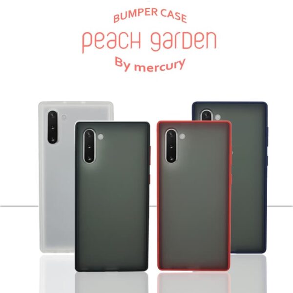 SAMSUNG N970F Galaxy Note 10 - ΘΗΚΗ ΣΙΛΙΚΟΝΗΣ MERCURY PEACH GARDEN BUMPER BLACK