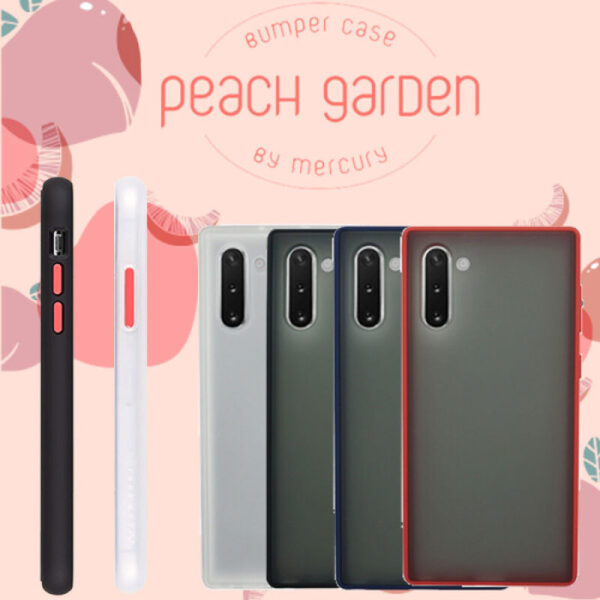 SAMSUNG N970F Galaxy Note 10 - ΘΗΚΗ ΣΙΛΙΚΟΝΗΣ MERCURY PEACH GARDEN BUMPER BLACK