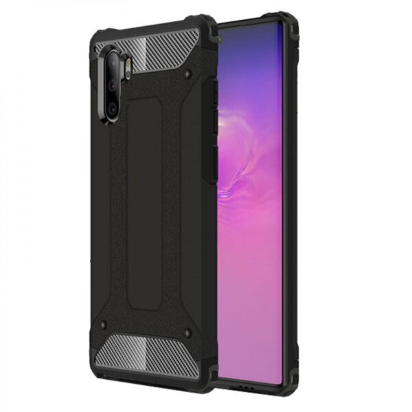 SAMSUNG N970F Galaxy Note 10 - ΘΗΚΗ ΣΙΛΙΚΟΝΗΣ TPU ARMOR ΜΑΥΡΗ