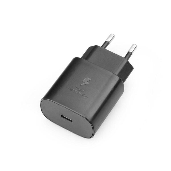 SAMSUNG - ORIGINAL USB-C FAST CHARGER 25W 5V/3A, 9V/2,77A BLACK, BULK