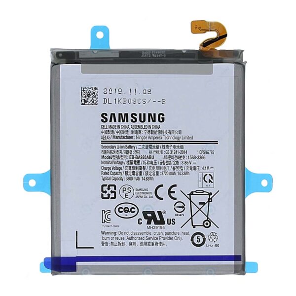 SAMSUNG SM-A920F Galaxy A9 (2018) - ORIGINAL BATTERY EB-BA920ABU 3800 mAh LI-ION BULK