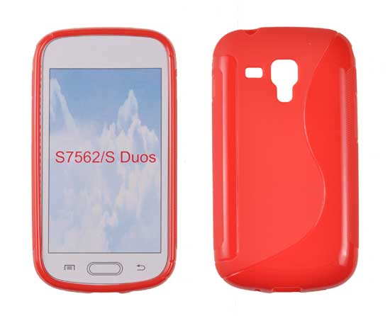 SAMSUNG Trend - ΘΗΚΗ ΣΙΛΙΚΟΝΗΣ S-CASE ΚΟΚΚΙΝΗ