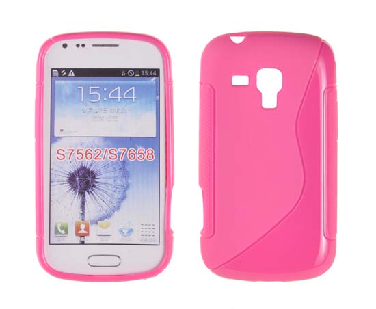 SAMSUNG Trend - ΘΗΚΗ ΣΙΛΙΚΟΝΗΣ S-CASE ΡΟΖ