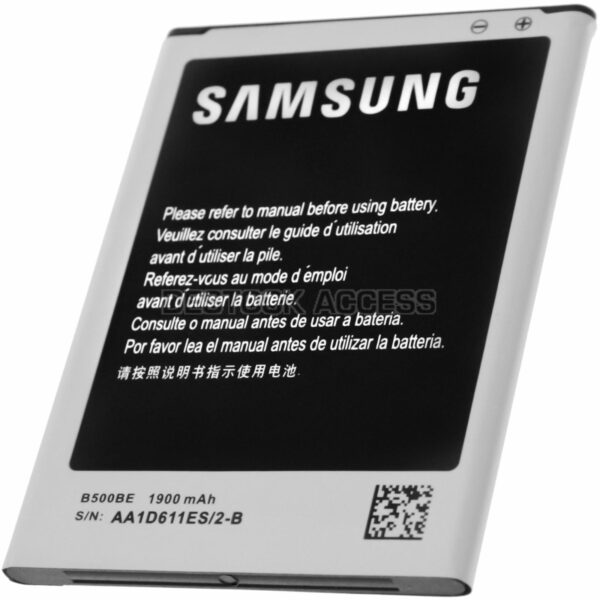 SAMSUNG i9190 - ORIGINAL BATTERY EB-B500BE 1900 mAh LI-ION. BULK