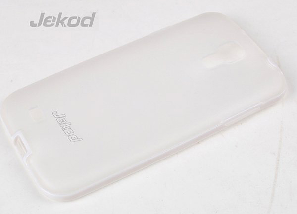 SAMSUNG i9505 Galaxy S4 - ΘΗΚΗ JEKOD TPU+FRAME ΣΙΛΙΚΟΝΗΣ ΗΜΙΔΙΑΦΑΝΗ ΑΣΠΡΗ ΜΕ ΑΣΠΡΟ ΠΛΑΙΝΟ