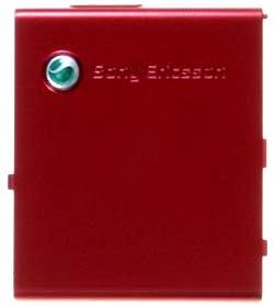 SONY-ERICSSON W910i - Battery cover Red Original
