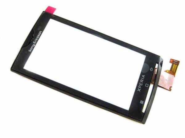 SONY-ERICSSON X10 - Touch screen + Front cover black SWAP Original