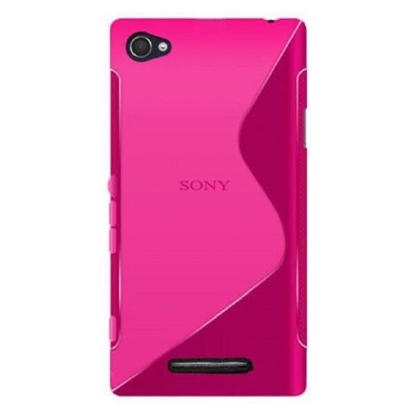 SONY Xperia E3 - ΘΗΚΗ ΣΙΛΙΚΟΝΗΣ S-CASE ΡΟΖ