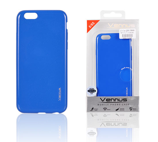 SONY Xperia E4 - ΘΗΚΗ ΣΙΛΙΚΟΝΗΣ VENNUS JELLY ΜΠΛΕ