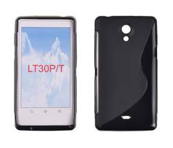 SONY Xperia T - ΘΗΚΗ ΣΙΛΙΚΟΝΗΣ S-CASE ΜΑΥΡΗ