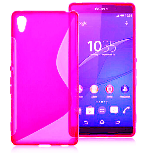 SONY Xperia Z4 - ΘΗΚΗ ΣΙΛΙΚΟΝΗΣ S-CASE ΡΟΖ