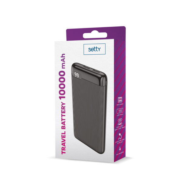 Setty SPBL-10 POWERBANK 10000mAh BLACK