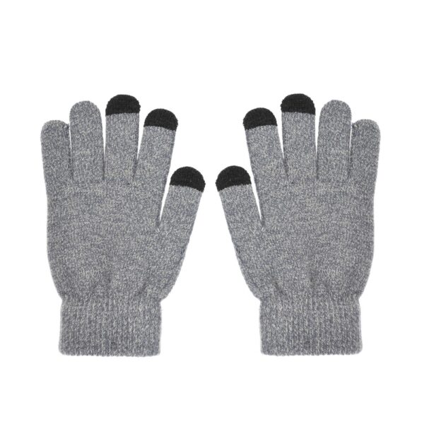 Touch screen gloves for Woman Grey