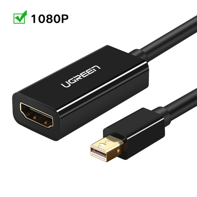 UGREEN Mini DisplayPort Male to HDMI Female Adapter Black