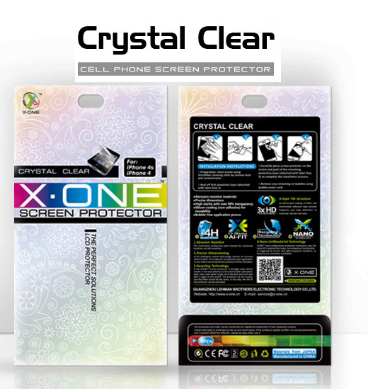 VODAFONE Smart Prime 6 - SCREEN PROTECTOR X-ONE CRYSTAL, 4H ANTISCRATCH, 0,3mm