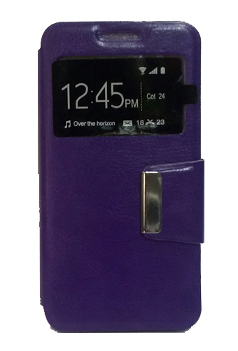 Vodafone Smart 4 max - ΘΗΚΗ S-VIEW BOOK STYLE ΜΕ ΠΑΡΑΘΥΡΟ, ΜΩΒ
