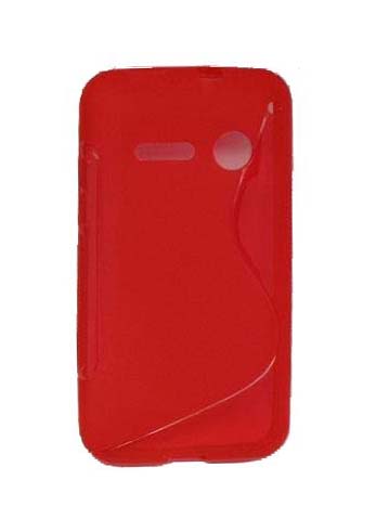 Vodafone Smart 4 mini - ΘΗΚΗ ΣΙΛΙΚΟΝΗΣ S-CASE ΚΟΚΚΙΝΗ