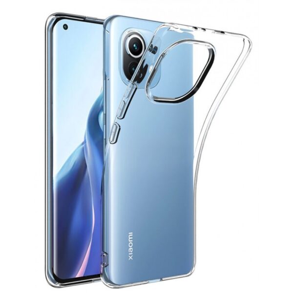 XIAOMI Mi 11 Lite 5G - ΘΗΚΗ ΣΙΛΙΚΟΝΗΣ 0,5mm ΔΙΑΦΑΝΗ